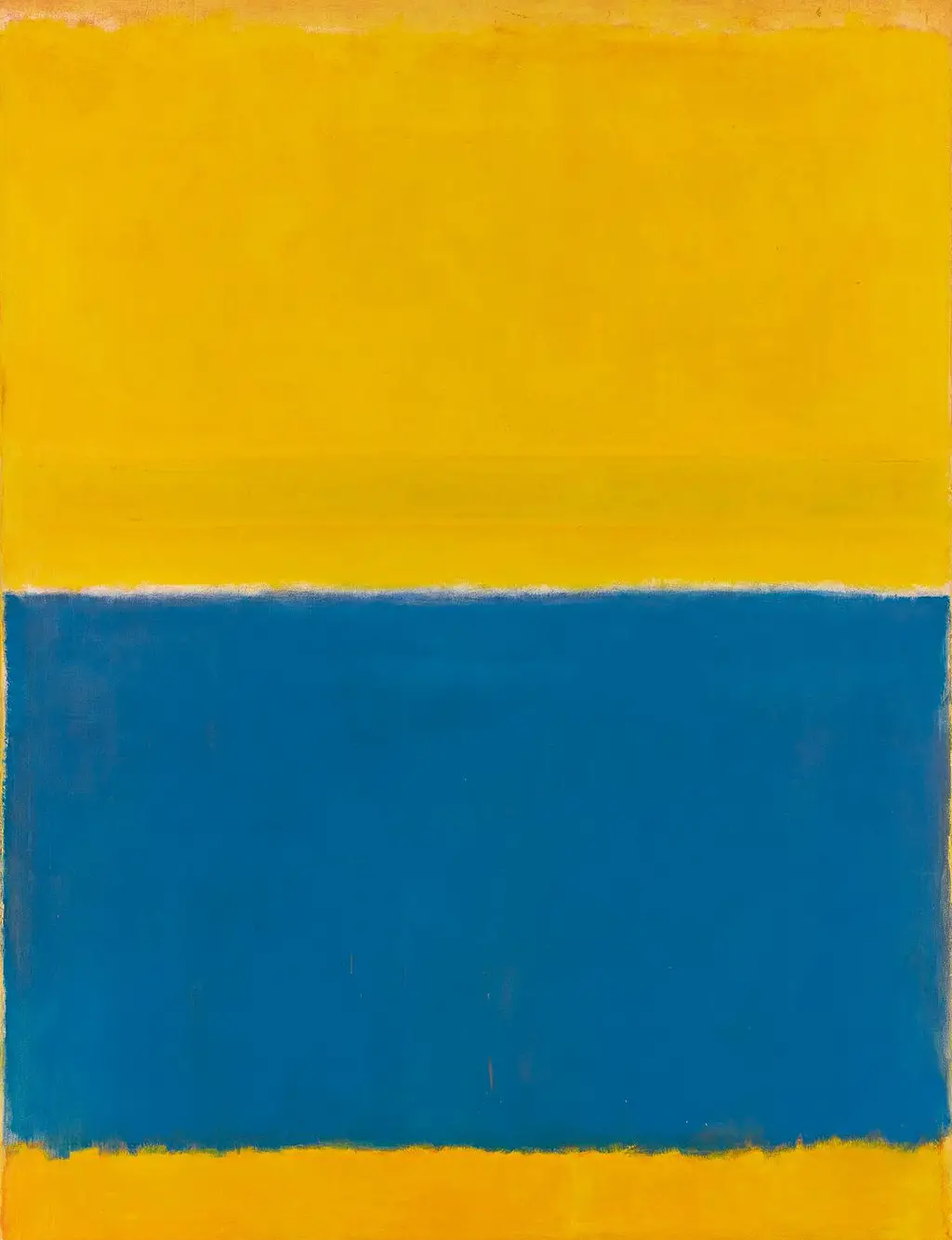 Untitled (Yellow and Blue) in Detail Mark Rothko